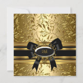 21e verjaardag van de zwarte goudbloem 2 kaart (Voorkant)