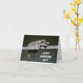 *21e* VERJAARDAG VAN EEN GEKKE WASBEER Kaart (Gele Bloem)