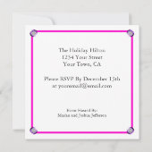 21e verjaardag van Leopard Funky Diva Pink Kaart (Achterkant)