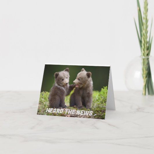 *21e* VERJAARDAG VAN RODDELENDE BEREN Kaart (Voorkant)