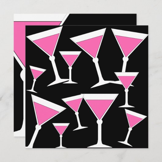 21e verjaardag van uitnodigingen (Voorkant / Achterkant)