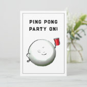 21e verjaardag van uitnodigingen (Staand voorkant)