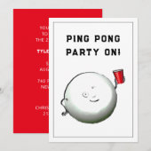 21e verjaardag van uitnodigingen (Voorkant / Achterkant)