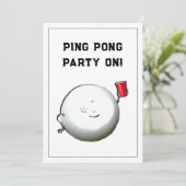 21e verjaardag van uitnodigingen (Staand voorkant)