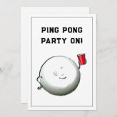 21e verjaardag van uitnodigingen (Voorkant / Achterkant)