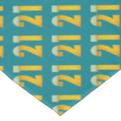 21e verjaardag vieren tafelkleed (Gekanteld)