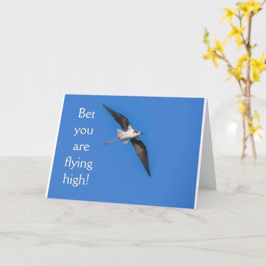 **21E VERJAARDAG VOGEL HUMOR** VERJAARDAG KAART (Gele Bloem)