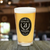  21e verjaardag voor hem Authentiek Glas