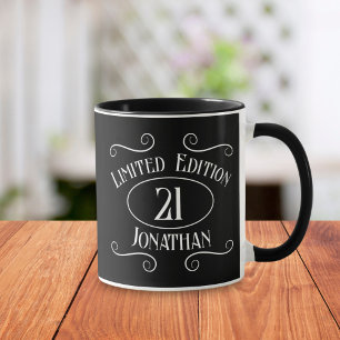 21e verjaardag voor hem Limited Edition Mok
