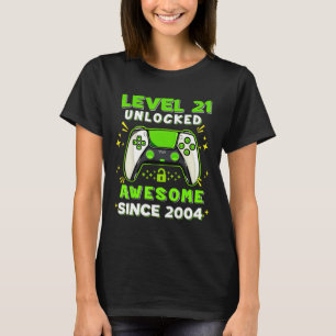 21e verjaardag voor mannen 21 jaar verjaardagscade t-shirt