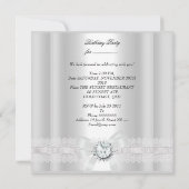 21e verjaardag Witte pareljuwel Kaart (Achterkant)