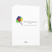 21e verjaardag zoon/kleinzoon feestdagen kaart (Achterkant)