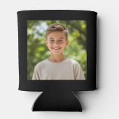 21e verjaardag zwart goud Instagram foto Blikjeskoeler (Achterkant)