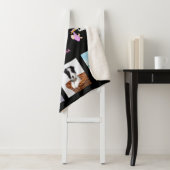 21e verjaardag zwarte foto collage naam sherpa deken (In situ)