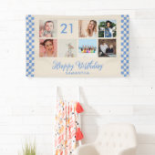 21e Verjaardagsfeest Foto Collage Banner (Insitu)