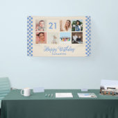 21e Verjaardagsfeest Foto Collage Banner (Beurs)