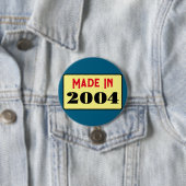 21e Verjaardagsfeest geboren 2004 21 pin Ronde Button 7,6 Cm (In situ)