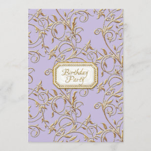 21e Verjaardagsfeest Glam Old Hollywood Regency Kaart