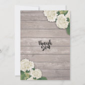 21e Verjaardagsfeest Hydrangea Bloemen Lichtjes Ho Kaart (Achterkant)