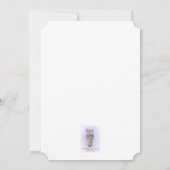 21e verjaardagsfeest officiële uitnodiging voor ma (Achterkant)