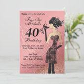 21e verjaardagsfeestje Bash - Roos Kaart (Staand voorkant)