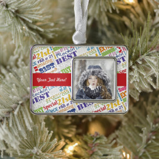 21e verjaardagsfeestje gepersonaliseerde geschenke verzilverd omlijst ornament