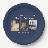 21e verjaardagsfoto, bord (Voorkant)