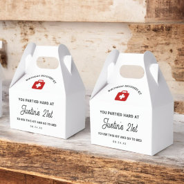 21e verjaardagsherstelkit Hangover Kit Bedankdoosjes