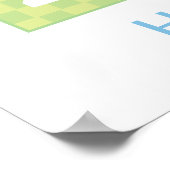 21e Verjaardagstaarten Cadeaus Aangepaste naam Poster (Hoek)