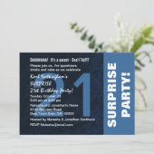 21e VERZEKERINGSBEDRIJF Modern Midnight Blue Kaart (Staand voorkant)