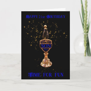 21e ZON BEER PUMP BIRTHDAY WENSKAART Kaart