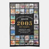 21st Birthday 2005 Family Memories Photo Collage  Theedoek (Verticaal)