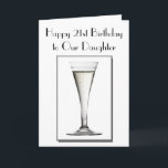 21st Birthday Cards Kaart<br><div class="desc">aanpasbaar</div>
