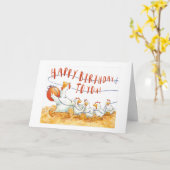 **21st BIRTHDAY** DON'T LAY AN EGG OVER IT! Card Kaart (Gele Bloem)