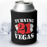 21st Birthday in Vegas - Turning 21 - Las Vegas Blikjeskoeler<br><div class="desc">Als je een 21ste verjaardagsfeest in Vegas plant, dan is dit Draaien 21 in Vegas ontwerp perfect om te feesten in Vegas en als souvenir om te herinneren wat je hebt meegemaakt met je Vegas verjaardagsteam! Geweldig voor de dag dat de club een club opsluit... om je geluk te proberen...</div>