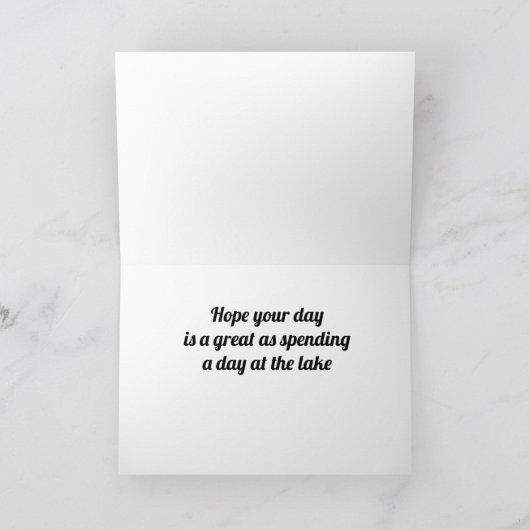 **21st** BIRTHDAY LAKE STYLE GREETINGS Kaart (Binnen)