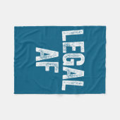 21st Birthday Legal Af Long Sleeve  Fleece Deken (Voorkant (Horizontaal))