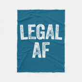 21st Birthday Legal Af Long Sleeve Fleece Deken (Voorkant)