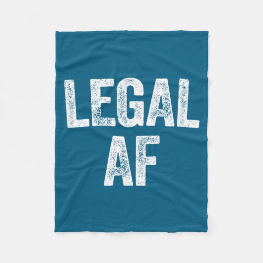 21st Birthday Legal Af Long Sleeve  Fleece Deken (Voorkant)