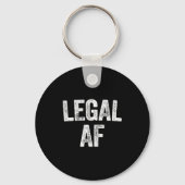 21st Birthday Legal Af Long Sleeve  Sleutelhanger (Voorkant)