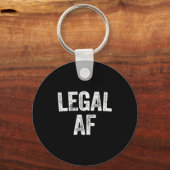 21st Birthday Legal Af Long Sleeve  Sleutelhanger (Voorkant)