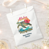  21st Birthday Personalized Tropical Sea Turtle  Bedankzakje (Geknipt)