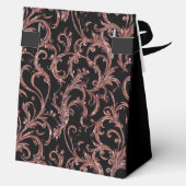 21st Birthday Rose Gold Swirls Thank You Bedankdoosjes (Achterkant)