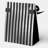 21st Birthday Silver Striped Thank You  Bedankdoosjes (Achterkant)