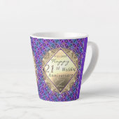 21st Brass Jubileum met Iolite Latte Mok (Rechterhoek)