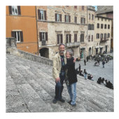 21st Brass Wedding Anniversary Photo Cube Kubus (Voorkant)