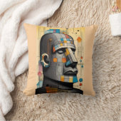 21st Century Moai - Ken Gage Tiki Art Kussen (Deken)