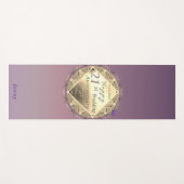 21st Wedding Anniversary Brass Yoga Mat (Voorkant (horizontaal))