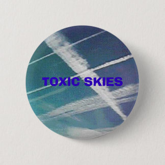 21stCenturyPolitix - TOXIC de knoop van de SKIES Ronde Button 5,7 Cm