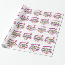 21ste Birthday Las Vegas Wrapping paper Cadeaupapier